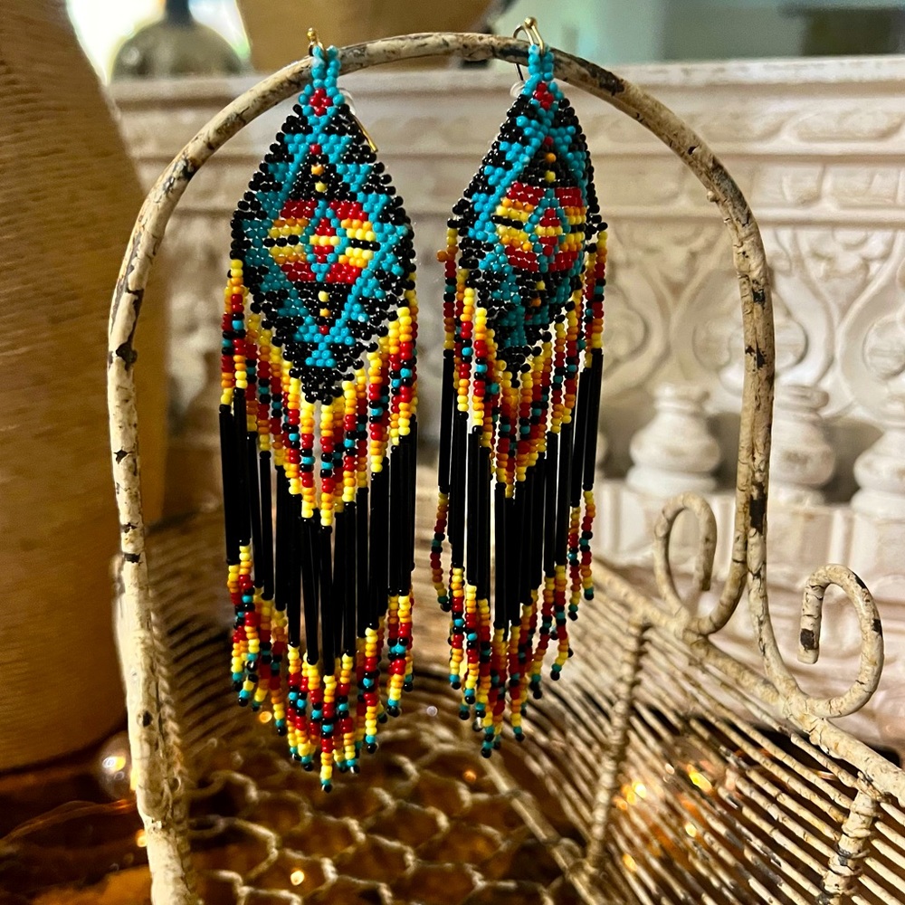 Free People Cherokee Seed Bead Earrings